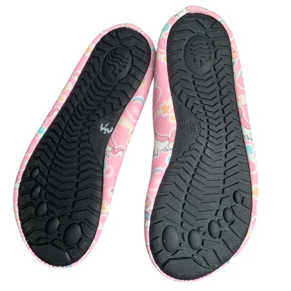 NWT Ning Swim Shoes Size EU 34/35 (US Size 3.5-4) Pink Unicorn - Picture 4 of 11